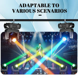 MINGJIE 120W Moving Head Beam Light, DMX512 Stage Lighting