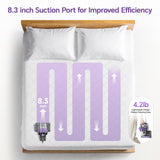 Airpher Mattress Vacuum Cleaner, 18Kpa Bed Vacuum Cleaner with 253.7nm UV-C Light, 150°F Heat, HEPA Filter & Ultrasonic, Versatile Handheld Vacuums for Bed, Sofa, Couch, Crib Gift Ideas for Women