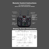 rcxperts YU Xiang F119S MD500 Remote Control Helicopter, 1/16 2.4G 9CH 250-Class 6-Axis Gyro Military RC Helicopter with 6G/3D Switchable Modes and Optical Flow for Adult(Black/3 Battery)