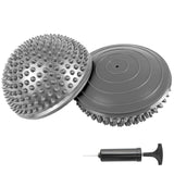 2 Pcs Hedgehog Balance Pods Half Dome Spiky Balance Balls Sensory Stepping Stones Fitness Equipment with Hand Pump for Kids Adults Sports Funvalley Surperfect