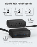 Anker 525 Charging Station, 7-in-1 USB C Power Strip, 65W Max