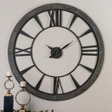Uttermost Ronan - 60 inch Large Wall Clock - 60 inches Wide by 1.5 inches deep