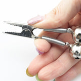 Pro Bamboo Kitchen 10PCS Fishing Rod Alarm Clip Bell Crocodile Bell Sea Rod Alarm Fishing Outdoor Accessory Bite Hook Double Spring Type Clip
