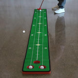 Y-Nut Putting Game, Indoor Green Putting Game Set, Detachable Golf Putting Mat - Includes 1 Putter, 6 Golf Balls, 3 Golf Cups, 1 Bag for Home Office Backyard with Family/Friends