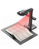 Portable Scanner, Professional Book Scanner, 38MP Document Camera, Laser Curve-Flatten, USB High Speed, 180+ Language