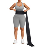 FeelinGirl Waist Trainer for Women Tummy Wrap Trimmer Belt Long Torso Belt