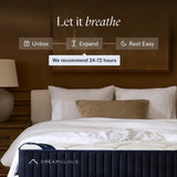 DreamCloud Classic 12" Queen Mattress - Luxury Hybrid Gel Memory Foam - 365 Night Trial - Back Pain Relief - Fiberglass Free - Forever Warranty - Mattress in a Box - CertiPUR-US Certified