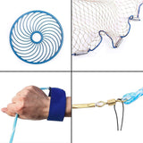 Fishing Cast Net Tire Line Cast Nets with Flying Disc Ez Throw Cast Net | 3/5 Inch Mesh - 11FT CINGHI LUSSO