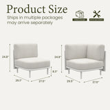LayinSun 5 Pieces Patio Furniture Set