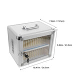 Aluminum Alloy Phone Lock Box - Secure Storage for Classroom, Office, Restaurant & Meeting Spaces - Mobile Device Locker Cabinet with Centralized Slots