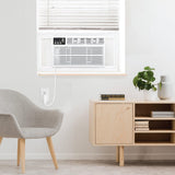 Whirlpool 23,200 BTU 230V Window Air Conditioner with Supplemental Heat, Window Mounted AC Unit with Heater for Apartment, Living Room, Bedroom, Large Rooms up to 1500 Square Feet