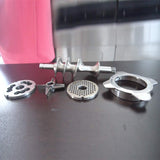 1.5HP Electric Stainless Steel Commercial Grade Meat Grinder & Sausage Stuffer 1100 Watts 485 LBS Per/Hr ZICA