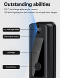 Doorbell Camera Wireless No Subscription 1080P, Door Bell Camera with Monitor Screen NO WiFi and APP Needed, Video Intercom Two-Way Audio, 170° View Angle,Night Vision Comes with an 8GB Memory Card