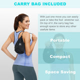 comness Foot and Calf Stretcher-Stretching Strap For Plantar Fasciitis, Heel Spurs, Foot Drop, Achilles Tendonitis & Hamstring. Yoga Foot & Leg Stretch Strap. (Black) comness