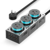 MFish E-Tank 7-in-1 Desktop Charging Station, 240W Max GaN USB-C Charger