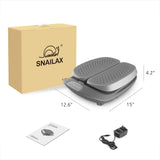 Snailax Vibration Foot Massager with Heat,Remote Control,Adjustable Vibration Speed Electric Massager Machine for Circulation,Plantar Fasciitis, Pain