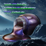 WATERELF 3Pc Easter Egg Galaxy Slime for Kids, Easter Basket Stuffers Fidget Sensory Artistic Therapy Slime Toys for Boys Girls Adults, Stress Relief Non-Sticky - Each 420ml 18oz - Green/Blue/Purple