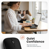 Satechi Slim EX Wireless Mouse, Multi-Device Bluetooth & 2.4GHz Connection for macOS, Windows