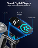 Cordless Vacuum Cleaner, 8-in-1 Cordless Stick Vacuum Cleaner with 3 Suction Modes, Up to 45mins Runtime, Rechargeable, Self-Standing, Wireless Vacuum Cleaners for Home Pet Hair Carpet Car Hard Floor
