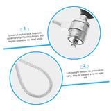 UKCOCO 10 Sets Laptop Lock Notebook Lock Cable Laptop Lock Hardware Cable Lock Kit Retractable Wire Lock for Tablet Computers Laptops Chain Lock Alloy Multifunction Sewing