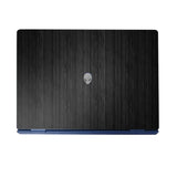 Laptop Skin Compatible with Alienware 16/16X Aurora (2025) - Black Wood - Premium 3M Vinyl Protective Wrap Decal Cover - Easy to Apply | Crafted in The USA by MightySkins