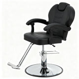 Aurofurz Barber Chairs for Barbershop,Reclining Salon Chairs for Hair Stylist with Heavy Duty Hydraulic Pump/Headrest/Footrest,360° Rotation, Tattoo Chair Shampoo Equipment for Beauty Shop