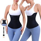 Waist Cincher for Women Corset Shapewear Mesh Sports Tummy Control Body Workout Girdle Waist Trainer Shaper (Black, X-Small)