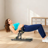 Florchest Adjustable Inversion Table with Stable Foot Pads,330 lbs Weight Capacity Compact Foldable Back Stretcher with Spine Decompression,Full Back & Neck Stretch for Homes Gyms Yoga Studios