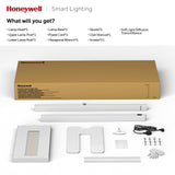 Honeywell 6000LM LED, 60W Modern Natural Daylight 4000K Dimmable 77" Tall Floor Lamps for Living Room Kids Study Home Office White