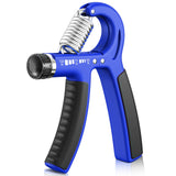 FitBeast Grip Strengthener Forearm Strengthener, Adjustable Hand Grip for Strength Training & Rehabilitation, 10-132 lbs Resistance, Ideal for Athletes and Physical Therapy (1 Piece Dark Blue)