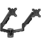 MOUNTUP Dual Monitor Wall Mount for 2 Max 32 Inch Computer Screen, Fully Adjustable Double Monitor Arm, Wall Mounted Monitor Holder Support 4.4-19.8lbs Display, VESA Bracket 75x75, 100x100