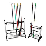 Fishing Rod Rack - Aluminum Alloy Rod Holder | Holds Up to 24 Rods EASY BIG