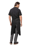 Chef Works Unisex Brio Chef Apron, Black, One Size
