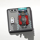 MechPuConToy Mini Engine Accessory, Ignition Set + Water Cooling Set + Battery + Charger All-in-One Aluminum Alloy Base Starter Kit for TOYAN FS-V800WGPC Engine Model
