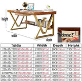 IKVODEOS Computer Desk Home Office Solid Wood Computer Desk