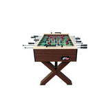 KICK Constable 55" Foosball Table (Brown) – Professional Full-Size Indoor Game Table