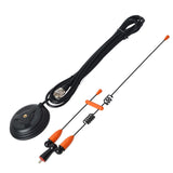 UAYESOK Heavy Duty Magnetic Mount Antenna, Dual Band VHF/UHF Vehicel Home Base Antenna, PL259 Plug & 3.5inches Mag Base & 13ft RG58 Cable, for HT Mobile Radio Scanner Repeater GMRS Radio