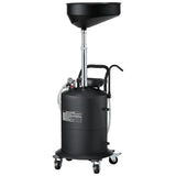 Oil Drain Extractor 18.5 Gallon Wheeled and Adjustable Height Funnel