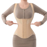 MISTHIN Waist Trainer for Women Corset Shapewear Tummy Control Vest Waist Cincher Shaper Workout Girdle (Nude, X-Small)