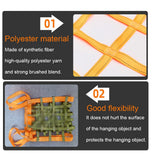 Lifting Net Net Bag Net Security Tear Resistance Strong Load-Bearing Covering Cargo Used in Construction Cargo Hanging Net Lifting Net Straps Flat Nylon Net 15X15cm mesh ( Color : 2T , Size : 3X3m )