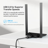TP-Link WiFi 6 USB Adapter for Desktop PC - (Archer TX20U Plus) AX1800 Wireless Network Adapter with 2.4GHz