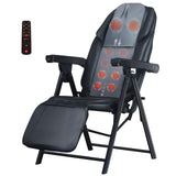 Ezencon Foldable Electric Massage Chair with Heat FR-M25D Full Body Massage Portable Adjustable Backrest Height Neck Position Suitable for Heights from 59 in to 79 in