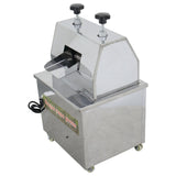 WYDDDARY Electric 3 Rollers Desktop Sugarcane Juicer Machine With Emergency Stop Switch Stainless Steel Sugar Cane Juice Press Extractor for Home Commercial 110V 1100W