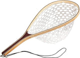 Fashionwu Trout Net, Soft Rubber Mesh Fly Fishing Landing Net for Trout , Catch and Release Net Fishpond Net Fishing Net Freshwater