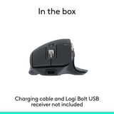 Logitech MX Master 3S Bluetooth Wireless Mouse No Receiver - Graphite