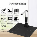 QERTYHJK Book Scanner Portable A3 A4 Document with OCR for Windows Convert to PDF Searchable