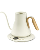 INTASTING Gooseneck Electric Kettle, ±1℉ Temperature Control, Stainless Steel Inner, Quick Heating, for Pour Over Coffee, Brew Tea, Boil Hot Water, 1500W/0.9L (Morandi White)
