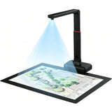 High Speed Document Camera, Portable Document Scanner with LED Light, Perfect for Scanning and Digitizing Documents, Notes, and Photos Anywhere