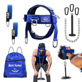 G Gabantt- Neck Exerciser and Neck Trainer. Adjustable Neck Harness Weight Lifting, 4 Way Neck Training - Head Harness for Neck Exercises and Neck Muscle Builder. Neck Strengthener Workout Equipment