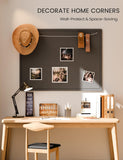 Fluxynara Felt Bulletin Board, 47.2" x 35.4", Black